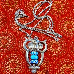 Beaded Owl Necklace